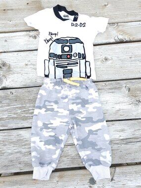 CUTE STAR WARS BABY R2-D2 Set 3-6 Months BABY SET